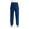 Bobson Japanese Ladies Basic Denim Pants Slim Straight Pants 174874 (Dark Shade)