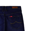 Bobson Japanese Ladies Basic Denim Pants Flared Jeans Mid Waist 173479 (Medium Shade)