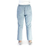 Bobson Japanese Ladies Basic Non-Denim Drawstring Pants 156253 (Chambray Blue)