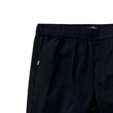 Bobson Japanese Ladies Basic Non-Denim Drawstring Pants 174557 (Black)