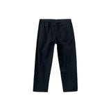 Bobson Japanese Ladies Basic Non-Denim Drawstring Pants 174557 (Black)