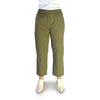 Bobson Japanese Ladies Basic Non-Denim Drawstring Pants 174557 (Fatigue)