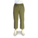 Bobson Japanese Ladies Basic Non-Denim Drawstring Pants 174557 (Fatigue)