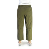 Bobson Japanese Ladies Basic Non-Denim Drawstring Pants 174557 (Fatigue)