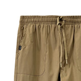 Bobson Japanese Ladies Basic Non-Denim Drawstring Pants 174570 (Beige)