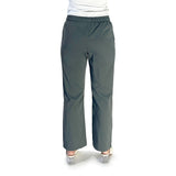 Bobson Japanese Ladies Basic Non-Denim Drawstring Pants 174570 (Dark Gray)