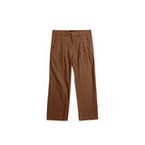 Bobson Japanese Ladies Basic Non-Denim Wide Leg Pants 176330 (Rust)