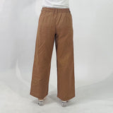 Bobson Japanese Ladies Basic Non-Denim Wide Leg Pants 176330 (Rust)