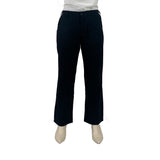 Bobson Japanese Ladies Basic Non-Denim Colored Pants 176430 (Black)