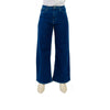 Bobson Japanese Ladies Basic Denim Sailor Pants 174920 (Medium Shade)