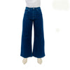 Bobson Japanese Ladies Basic Denim Sailor Pants 174902 (Medium Shade)