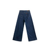 Bobson Japanese Ladies Basic Denim Sailor Pants 174902 (Medium Shade)
