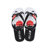 Bobson Japanese Men's Basic Accessories Footwear Slipper 161598 (Black White)