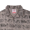 Bobson Japanese X Tom and Jerry Men's Basic Woven Shirt Comfort Fit 168182 (Gray)