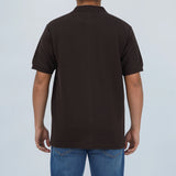 Bobson Japanese Men's Basic Collared Shirt Regular Fit 183463 (Choco Brown)