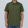 Bobson Japanese Men's Basic Collared Shirt Regular Fit 158711 (Fatigue)