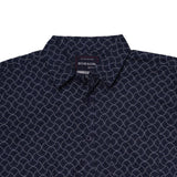 Bobson Japanese Men's Basic Woven Shirt Slim Fit 168595 (Navy)
