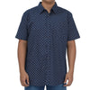 Bobson Japanese Men's Basic Woven Shirt Slim Fit 168595 (Navy)