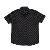 Bobson Japanese Men's Basic Woven Shirt Slim Fit 168608 (Black)