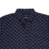 Bobson Japanese Men's Basic Woven Shirt Slim Fit 168608 (Navy)