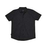 Bobson Japanese Men's Basic Woven Shirt Slim Fit 168622 (Black)