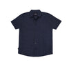 Bobson Japanese Men's Basic Woven Shirt Slim Fit 168622 (Navy)