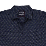 Bobson Japanese Men's Basic Woven Shirt Slim Fit 168622 (Navy)