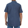 Bobson Japanese Men's Basic Woven Shirt Slim Fit 168622 (Navy)