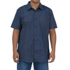 Bobson Japanese Men's Basic Woven Shirt Slim Fit 168622 (Navy)