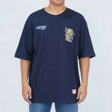Bobson Japanese Men's Basic Tees Oversized Fitting 178594-U (Navy)