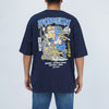 Bobson Japanese Men's Basic Tees Oversized Fitting 178594-U (Navy)