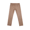 Bobson Japanese Men's Basic Non-Denim Chino Pants Mid Waist 181189 (Brown)