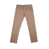 Bobson Japanese Men's Basic Non-Denim Chino Pants Mid Waist 181189 (Brown)