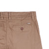 Bobson Japanese Men's Basic Non-Denim Chino Pants Mid Waist 181189 (Brown)