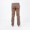 Bobson Japanese Men's Basic Non-Denim Chino Pants Mid Waist 181189 (Brown)