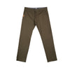Bobson Japanese Men's Basic Non-Denim Chino Pants Mid Waist 181189 (Fatigue)