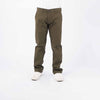 Bobson Japanese Men's Basic Non-Denim Chino Pants Mid Waist 181189 (Fatigue)