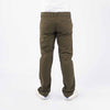 Bobson Japanese Men's Basic Non-Denim Chino Pants Mid Waist 181189 (Fatigue)