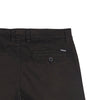Bobson Japanese Men's Basic Non-Denim Chino Pants Mid Waist 181209 (Black)