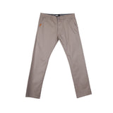 Bobson Japanese Men's Basic Non-Denim Chino Pants Mid Waist 181209 (Gray)