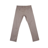 Bobson Japanese Men's Basic Non-Denim Chino Pants Mid Waist 181209 (Gray)