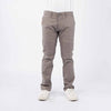 Bobson Japanese Men's Basic Non-Denim Chino Pants Mid Waist 181209 (Gray)