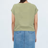 Bobson Japanese Ladies Basic Woven Shirt Boxy Fit 160237-U (Light Green)