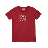 Bobson Japanese Ladies Basic Tees Regular Fit 182363-U (Red)