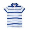 Bobson Japanese Ladies Basic Collared Shirt Regular Fit 165723 (Blue)