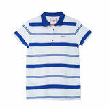 Bobson Japanese Ladies Basic Collared Shirt Regular Fit 165723 (Blue)