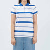 Bobson Japanese Ladies Basic Collared Shirt Regular Fit 165723 (Blue)