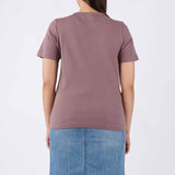 Bobson Japanese Ladies Basic Tees Regular Fit 182342-U (Purple)