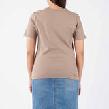 Bobson Japanese Ladies Basic Tees Regular Fit 182342-U (Taupe)