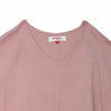 Bobson Japanese Ladies Basic Woven Shirt Boxy Fit 155270 (Peach)